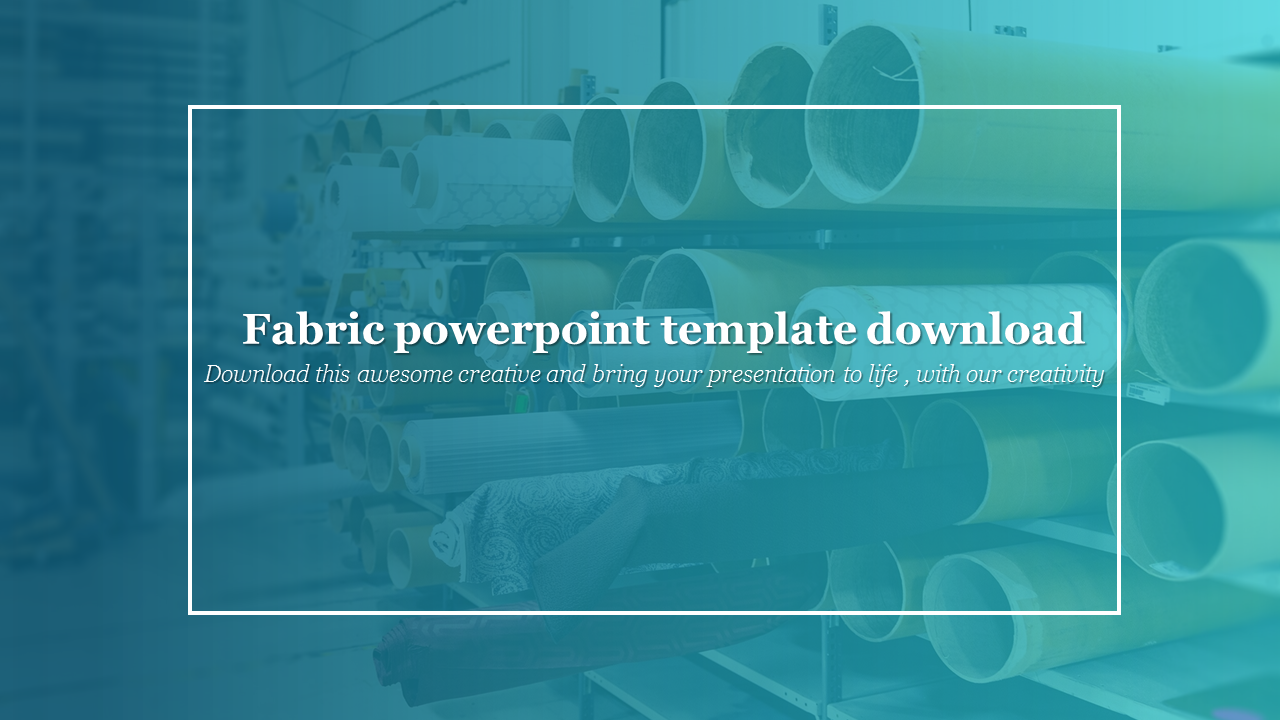Fabric powerpoint template download  